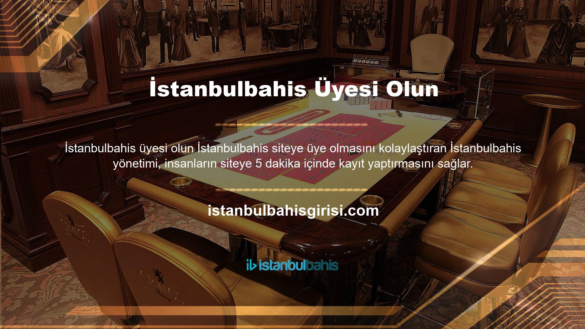 İstanbulbahis sitesine üye olmak isteyen her bahis sever, öncelik prosedürlerinin başında siteye giriş sağlamalıdır